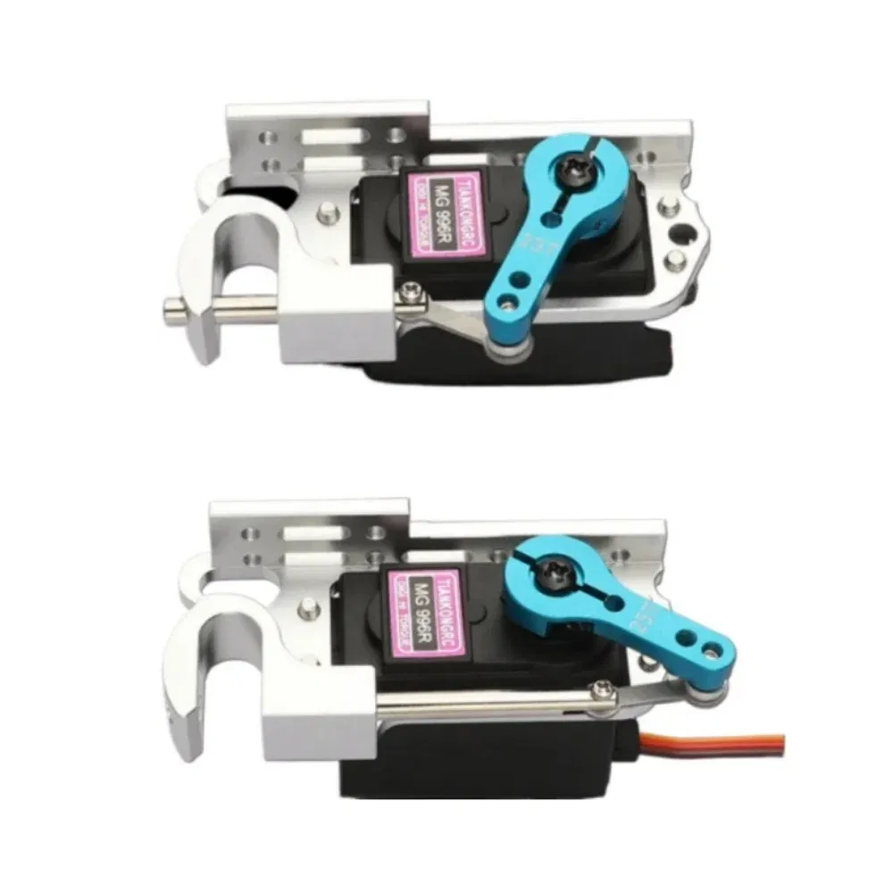 Color: WHITE - Servo Parabolic Switch Device Aerial Vehicle Throw Device Tarot Dispensers With Servo Arm For Remote Controller Cars Drone MG996
