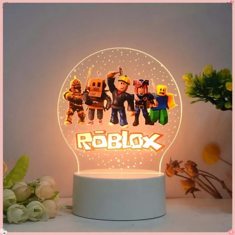Game Roblox Peripheral Cartoon Night Light Home Decoration Bedside Lamp Convenient Usb Desktop Ornament Birthday Gift Toy