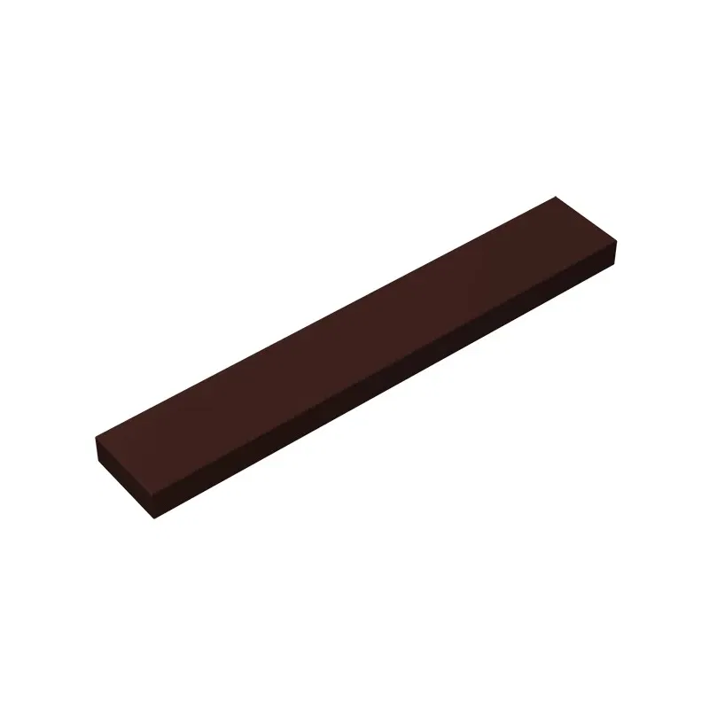 Color: Burgundy - Gobricks GDS-564 Tile 1 x 6 compatible with lego 6636 pieces of children's toys Building Blocks Technical