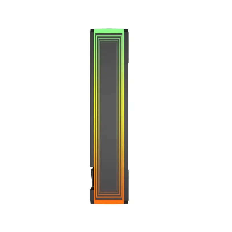 Color: Black, Blade Color: Other, RGB Support: A-RGB - UPSIREN UF-3 Prism 7PRO Computer Case Cooling Fan,Double-sided full lens,12CM ARGB motherboard synchronization,CD pattern axis
