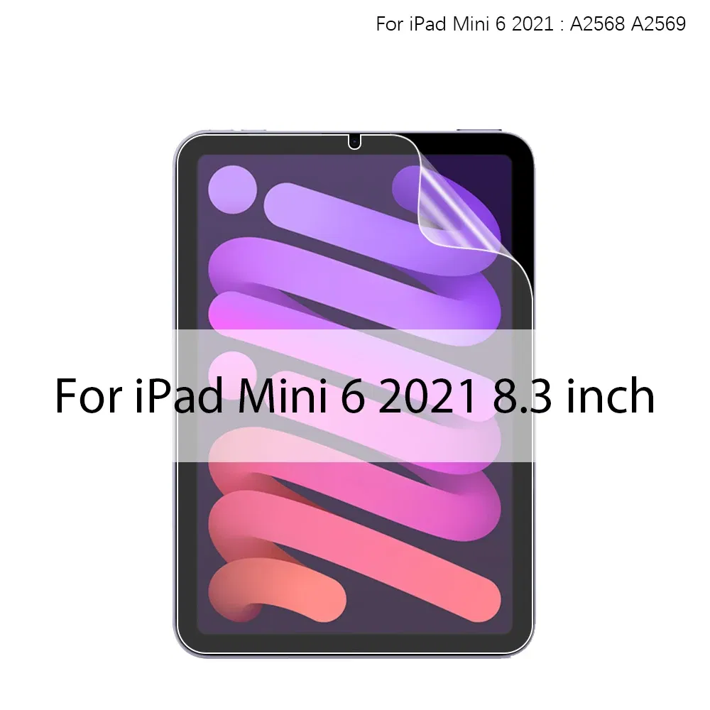Color: Brown - Like Paper Film Screen Protector For iPad Air 13 11 5 4 3 M2 M4 2024 Pro 12.9 12 9 10th 9th 8th 7th Generation Mini 6 Matte Film