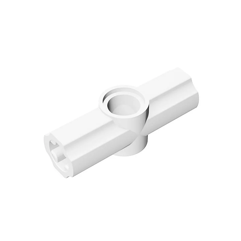 Color: Light Grey - 1 Pcs Buildings Blocks 32034 Brick High-Tech Axle and Pin Connector Angled #2 - 180 degrees Bulk Modular GBC MOC Set