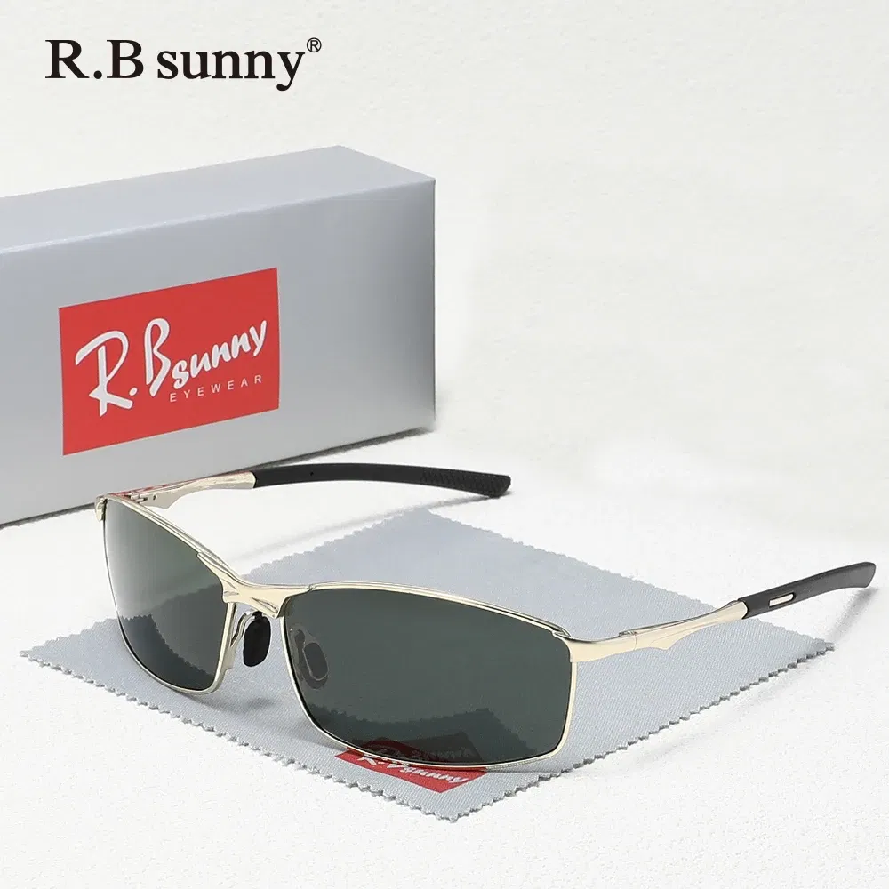 Lenses Color: Brown - Fashion Rectangle Sunglasses Polarized UV400 Parsnip Glasses For Men Women Driving Fishing Casual Eyewear