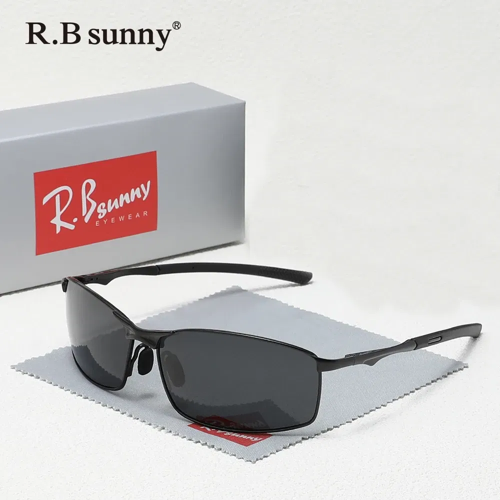 Lenses Color: Brown - Fashion Rectangle Sunglasses Polarized UV400 Parsnip Glasses For Men Women Driving Fishing Casual Eyewear