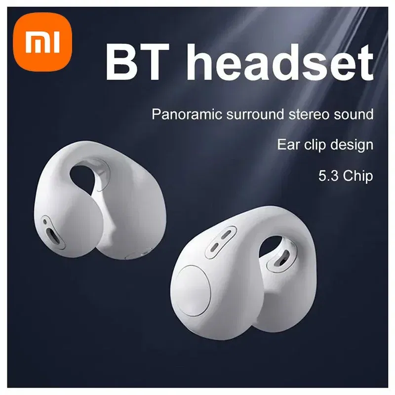 Color: Red - Xiaomi Original T75 Bone Conduction Bluetooth 5.3 Headphones Sports Wireless Earphones HiFi Sound Quality Waterproof TWS Headset