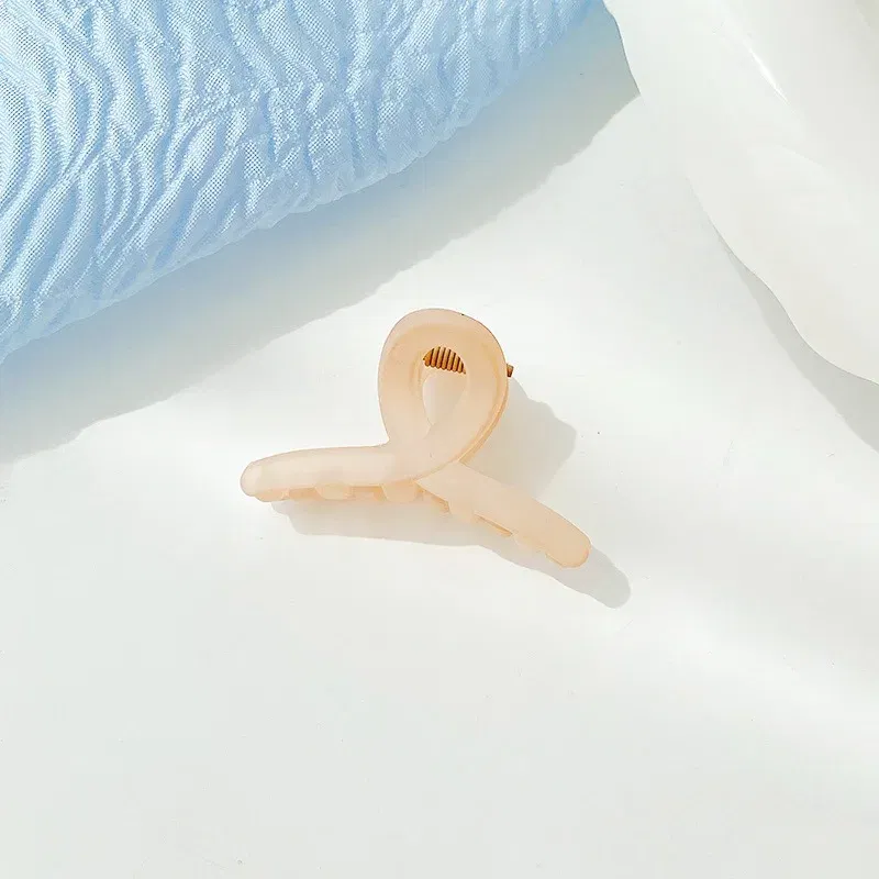 Color: Lavender - Cute Small Crab Hair Claw Clips Barrettes Women Girls Acrylic Plastic Mini Hairpins Hair Clamps Fashion Hair Accessories 2021