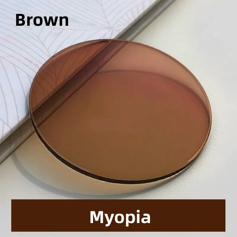 Lenses Color: WHITE, Lens Index: 1.67 - FIRADA 1.56 1.61 1.67 1.74CR-39 Scratch-Resistant Aspherical Optical Prescription Myopia Reading Photochromic Sunglasses Lens