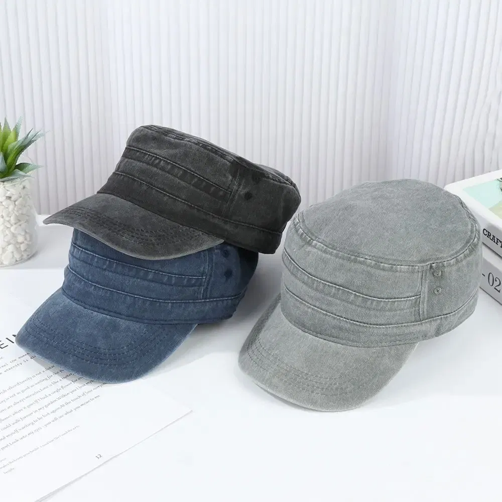 Color: green - 1PC Camouflage Army Hat Men Women Baseball Cap Camo Military Cadet Combat Fishing Cap