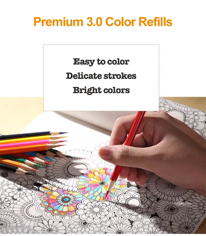 Color: WHITE - 12/24/48/72 Colors Color pencil  DIY set includes: Wooden Color Pencil Sharpener Eraser School Office Supplies Art Stationery