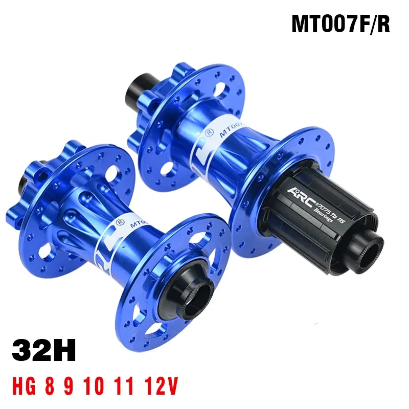 Color: PURPLE - ARC 32H Hub Mountain Bike Wheel Hub, Aluminum Alloy Front 9x100, 15x100, Rear 10x135, 12x142 Wheel Rim Hub, 4 Pawls, HG K7 12V