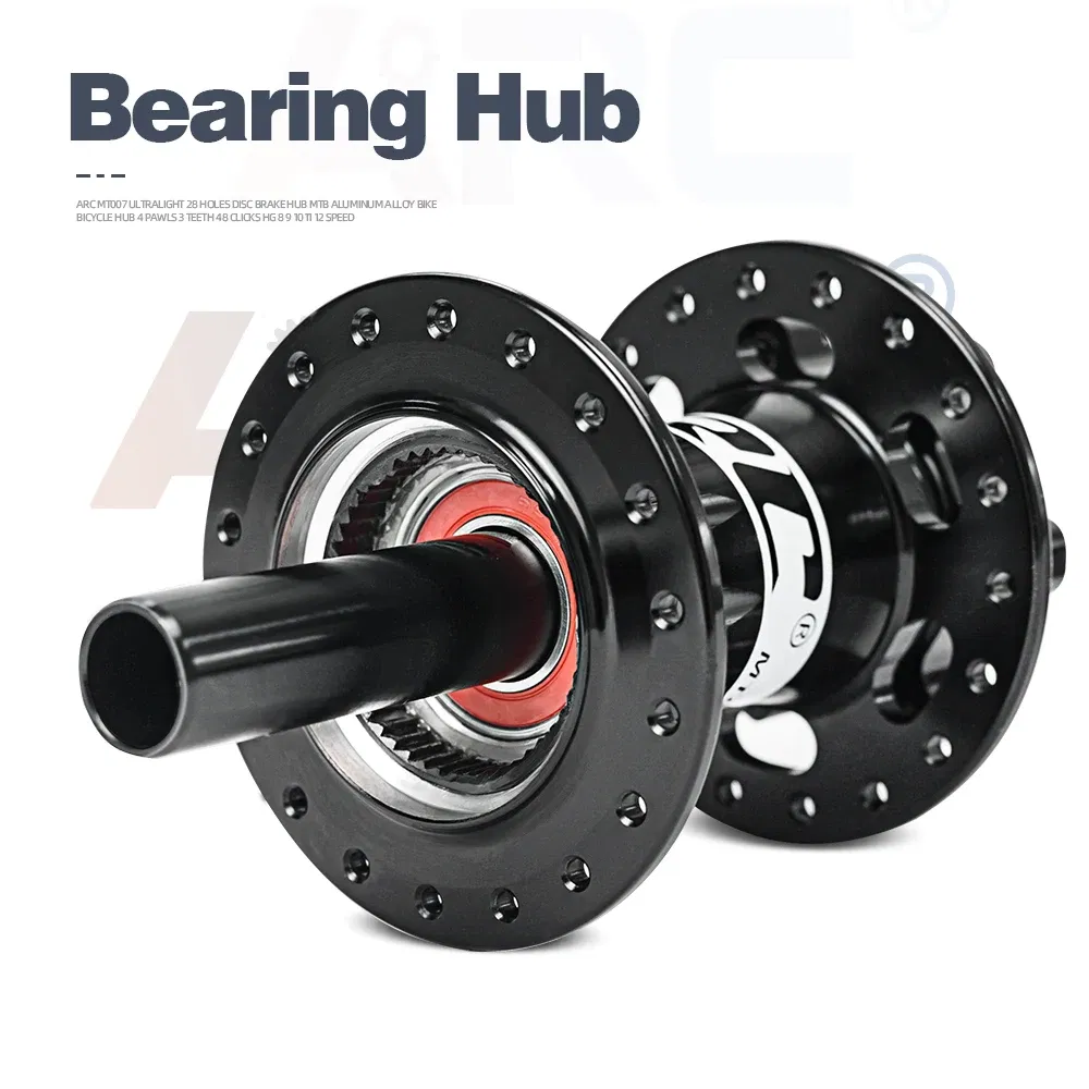 Color: PURPLE - ARC 32H Hub Mountain Bike Wheel Hub, Aluminum Alloy Front 9x100, 15x100, Rear 10x135, 12x142 Wheel Rim Hub, 4 Pawls, HG K7 12V