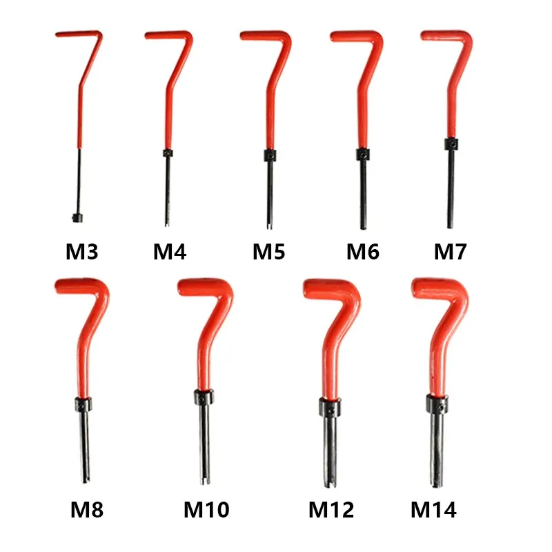 Thread Diameter: M4.5, Ships From: CN - HAMPTON M2-M16 Screw Thread Inserts For Restoring Damaged Threads Repair Tools