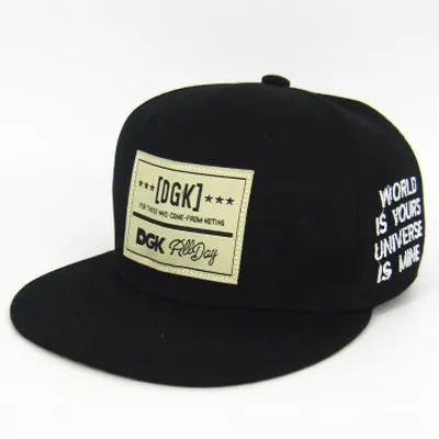 Color: Black, Size: Adjustable - New Korean Version Duck Tongue Cap Dgk Panel Letter Duck Tongue Cap Camouflage Unisex Versatile Men and Women's Same Baseball Ca