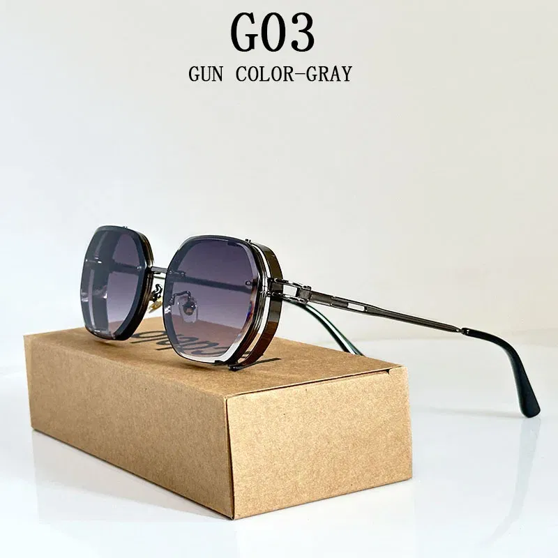 Lenses Color: PURPLE, Ships From: CHINA, Frame Color: other - 2024 Steampunk Sunglasses For Men Fashionable Square Punk Fashion Glasses Designer Sunglasses Women Trendy Gafas De Sol Hombre