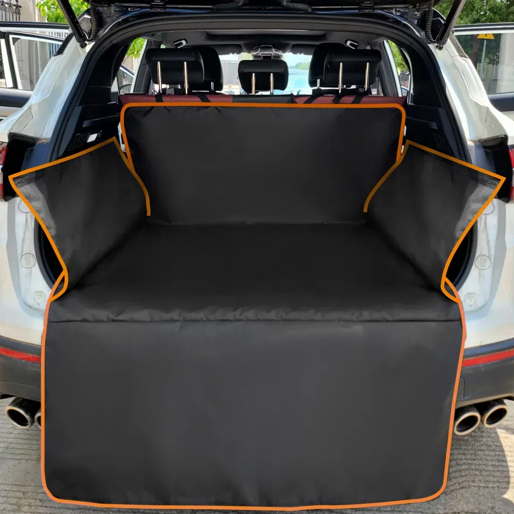 Waterproof 600D Oxford Cloth Dog Car Seat Cover Pet Travel Dog Carrier Car Trunk Mat SUV Cargo Liner For Dogs