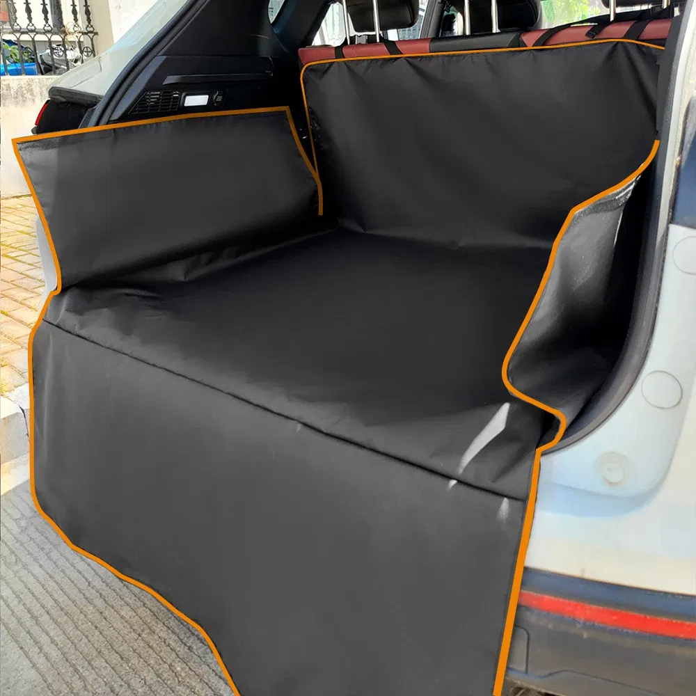 Waterproof 600D Oxford Cloth Dog Car Seat Cover Pet Travel Dog Carrier Car Trunk Mat SUV Cargo Liner For Dogs