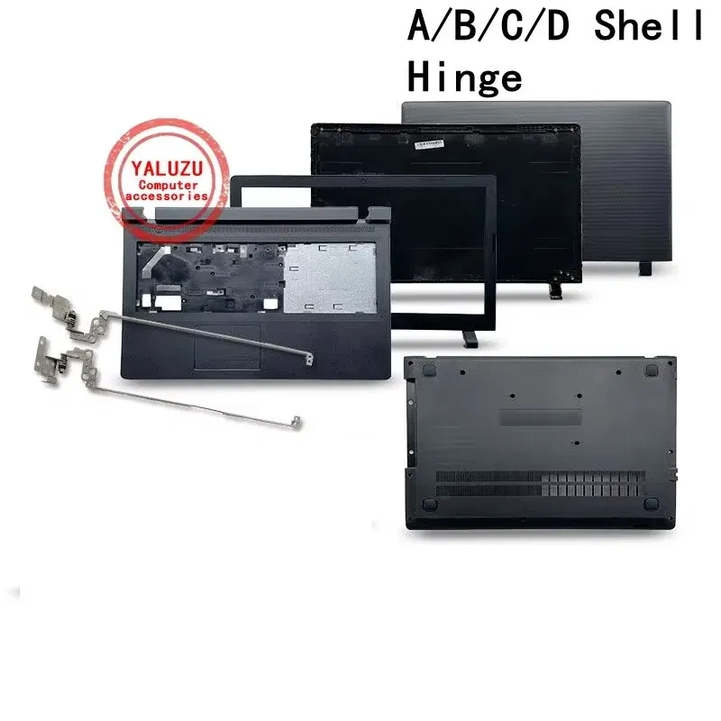 Color: Blue - Laptop Shell For Lenovo Ideapad 100-15 100-15IBY B50-10 LCD Top Case/Bezel Cover/Palmrest Upper Case/Bottom Base Cover/Lcd Hinge