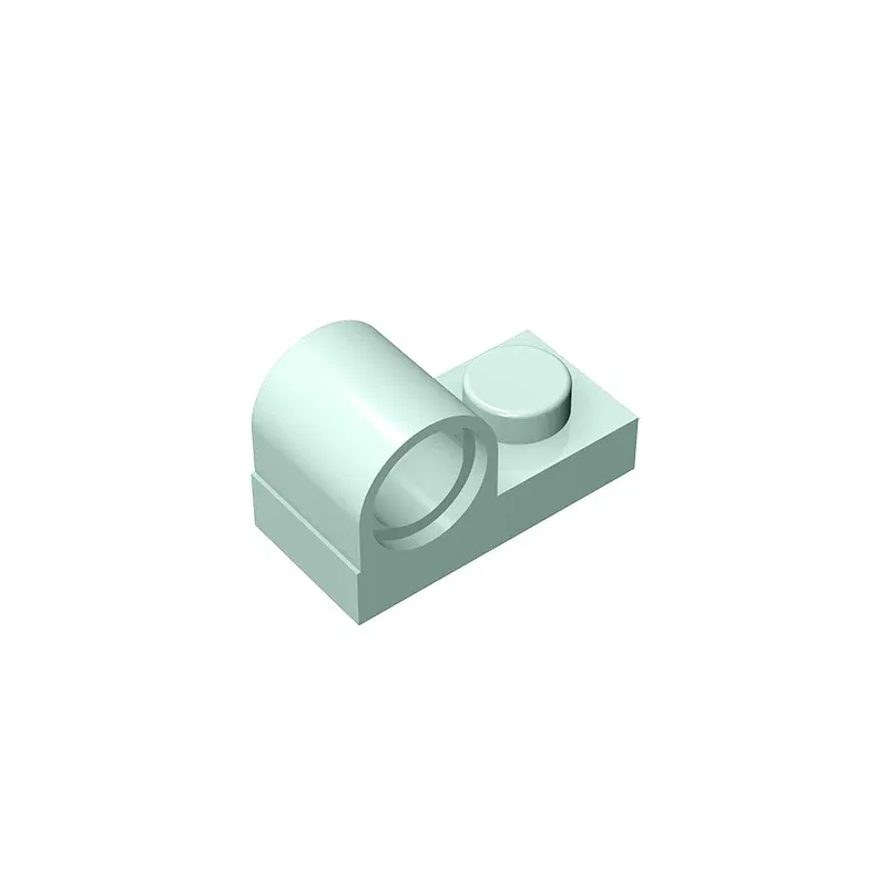 Color: army green - Gobricks GDS-811 Plate, Modified 1 x 2 with Pin Hole on Top compatible with lego 11458 pieces of children's DIY