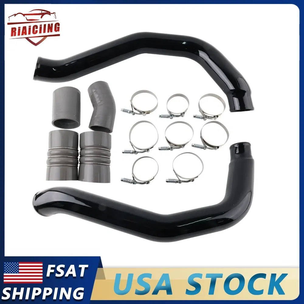 Color: Black, Ships From: United States - Black Turbo Intercooler Pipe for Ford F250 F350 6.0L Powerstroke Diesel 03-07 Direct replacement Modification Parts stability
