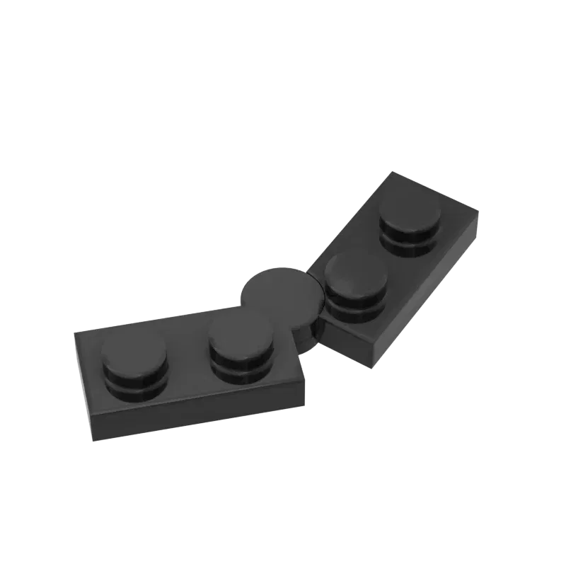 Color: DEEP BLUE - 10pcs MOC Brick Parts 73983 19954 2429 Hinge Plate 1 x 4 Swivel Compatible Building Block Particle DIY Assmble Kid Brain Toy