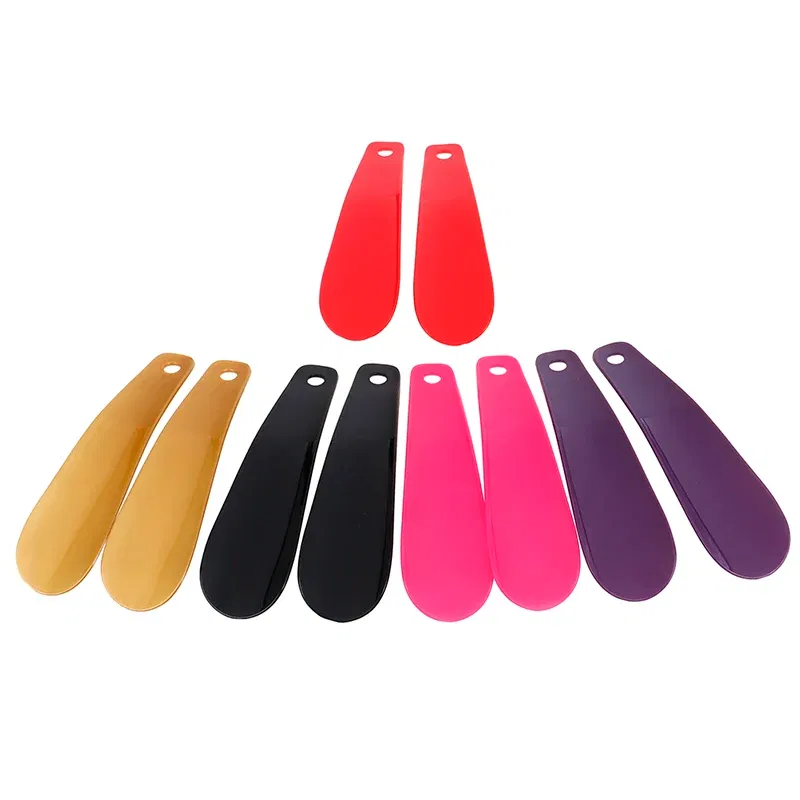 Color: Blue, Ships From: CHINA - 2Pcs/set 16cm Shoe Horns Professional Black Plastick Shoe Horn Spoon Shape Shoehorn Shoe Lifter Flexible Sturdy Slip
