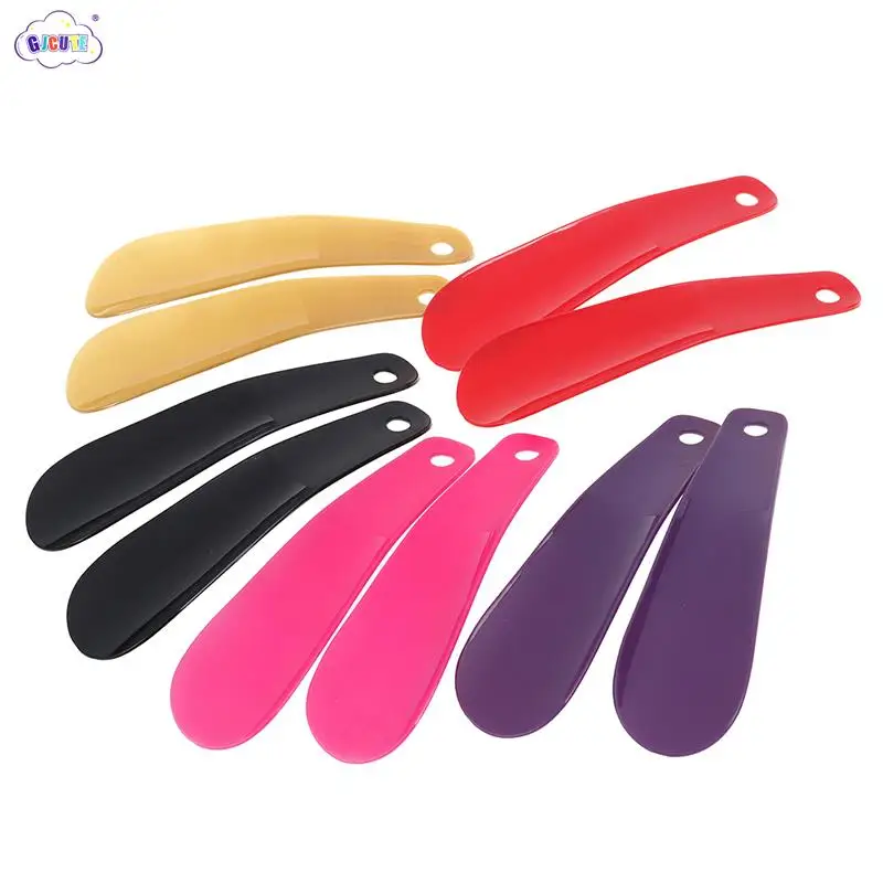 Color: Blue, Ships From: CHINA - 2Pcs/set 16cm Shoe Horns Professional Black Plastick Shoe Horn Spoon Shape Shoehorn Shoe Lifter Flexible Sturdy Slip