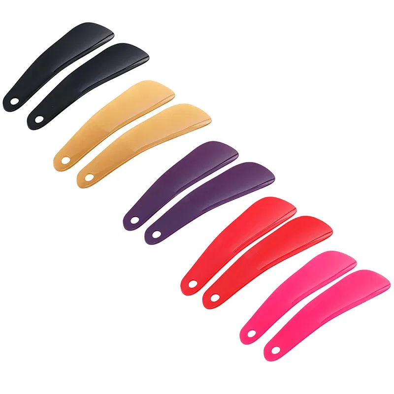 Color: Blue, Ships From: CHINA - 2Pcs/set 16cm Shoe Horns Professional Black Plastick Shoe Horn Spoon Shape Shoehorn Shoe Lifter Flexible Sturdy Slip