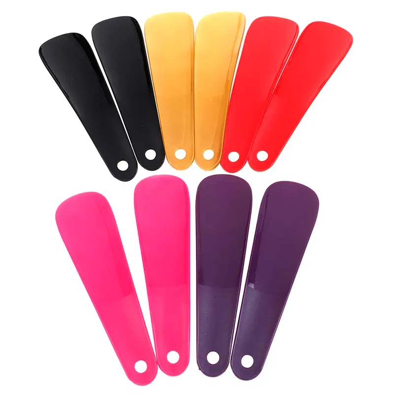 Color: Blue, Ships From: CHINA - 2Pcs/set 16cm Shoe Horns Professional Black Plastick Shoe Horn Spoon Shape Shoehorn Shoe Lifter Flexible Sturdy Slip