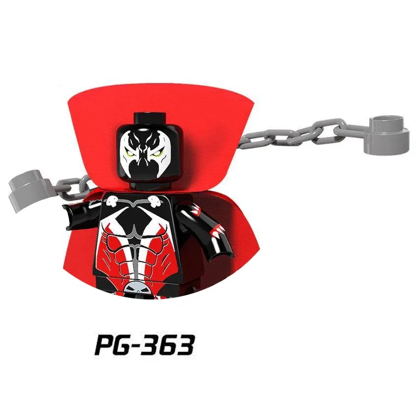 Color: Chocolate - Marvel Blocks Brick Hero Batman Joker Superman Catwoman Mini Figure Building blocks Hot Toy Children's party gift