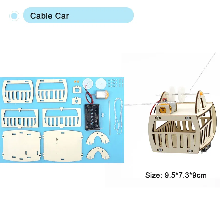 Color: camel - DIY Handmade Small Production Physical Model Assembly Craft Technology Science Experiment Educational Toy Project for School Kid