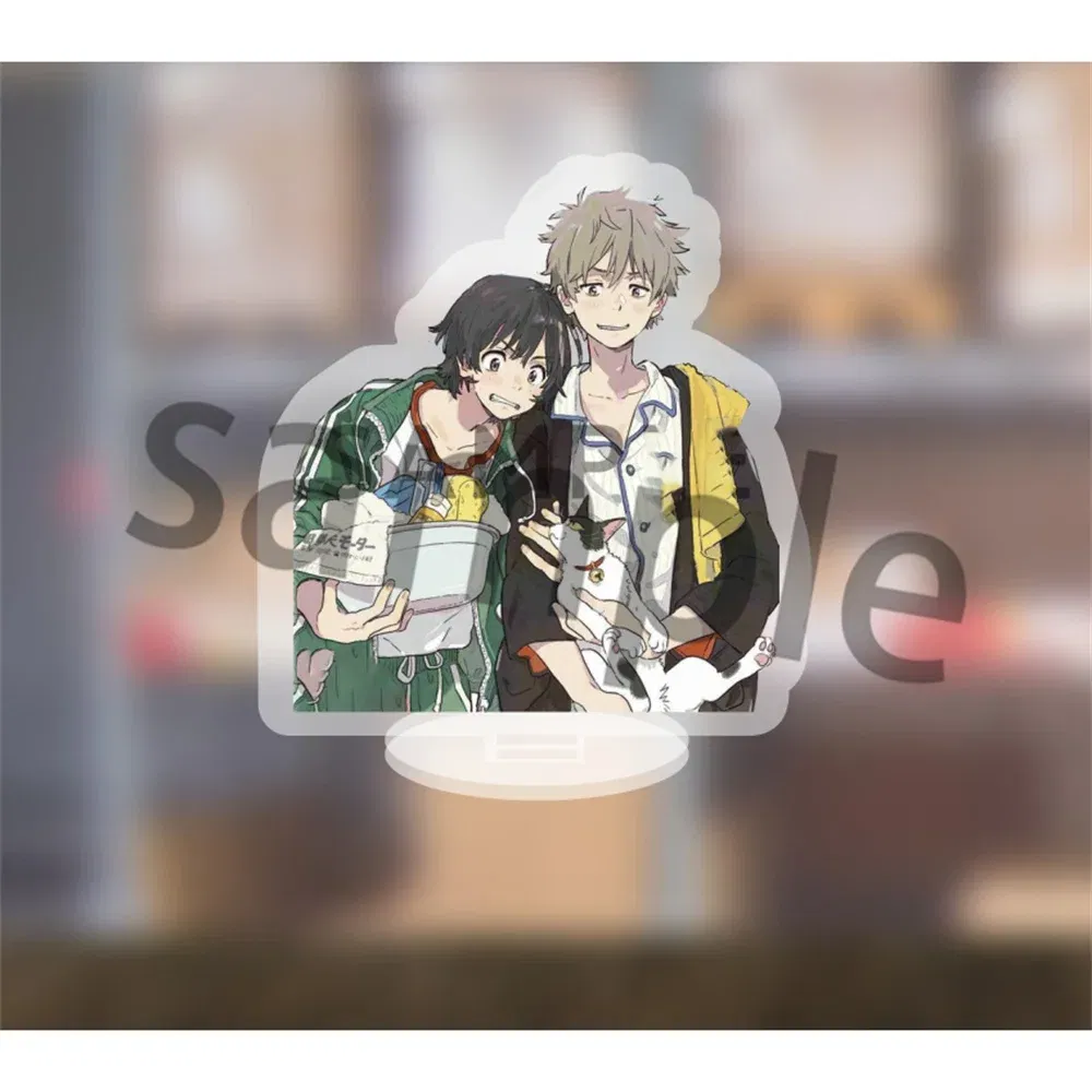 Color: Red, Size: 10 cm, Ships From: CHINA - Popular Anime The Infinity Cartoon Figure Acrylic Stand Model Cherry Blossom Hasegawa Langa Bag Pendant Skateboard Fans For Gift