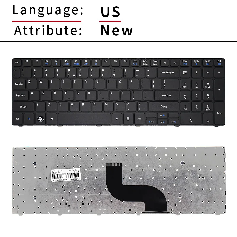 Color: BROWN, Ships From: CHINA - US/BR/SP Russian Laptop Keyboard for Acer Aspire 5750G 5253 5333 5340 5349 5360 5733 5733Z 5750Z 5750ZG 7745 5749 emachines e644