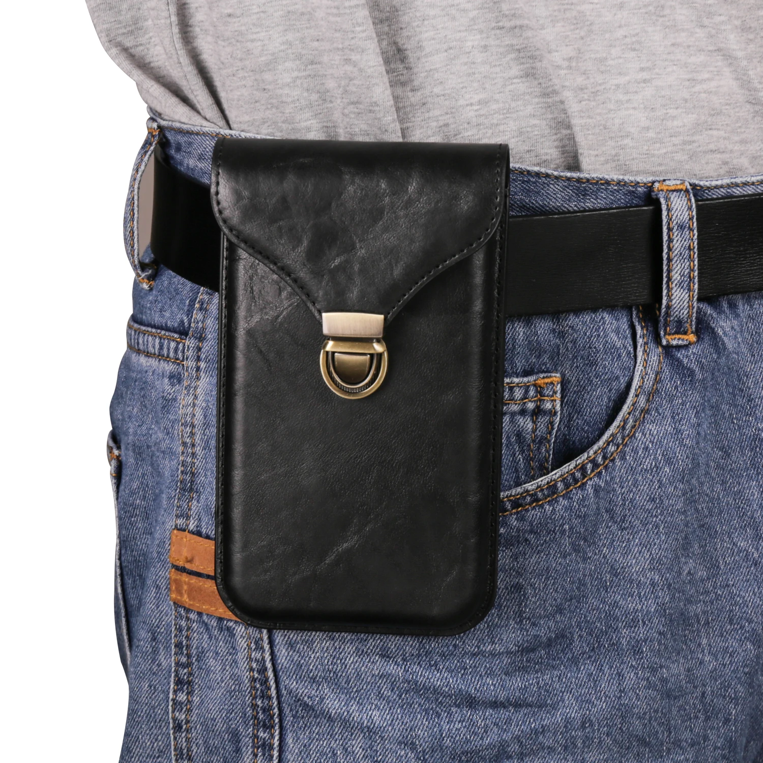 Color: Beige, Material: ABS - Leather Phone Belt Clip Case Men Waist Bag For Xiaomi 13T 12T 14T,Redmi Note 13 12 11 10 Pro 5G 12S 11S,Poco X5 X6 Holster Pouch