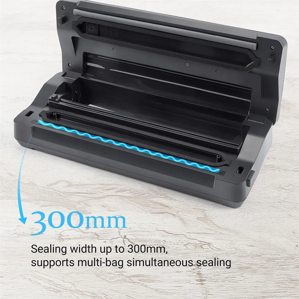 Color: Silver, Ships From: CHINA - INKBIRD INK-VS02 Vacuum Sealer Packaging Machine For Food Storage Household Vacuum Food Packer Sous Vide Vacuum bag Rolls
