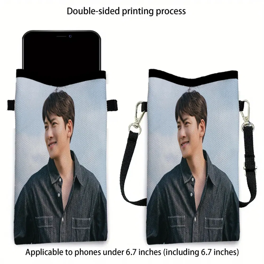 Color: MULTI, Size: Extra Large - Ji Chang Wook Phone Bag Adjustable and Detachable Strap Designed for Women Crossbody Convertible ShoulderBag3.3