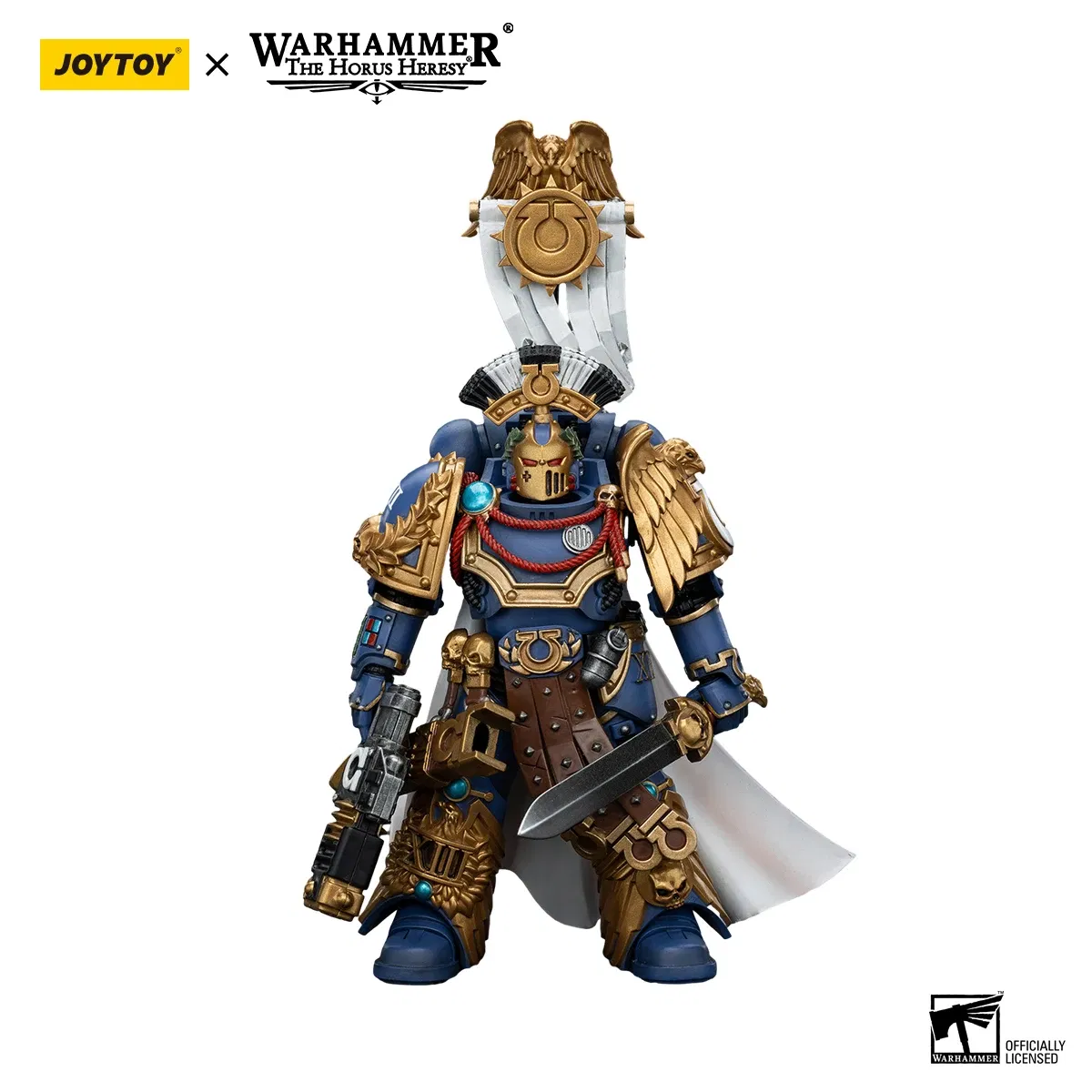 Color: black - [IN-STOCK]JOYTOY Warhammer 40K 1/18 Action Figures Ultramarines Lieutenant Titus&Remus Ventanus&Intercessors&Jump Pack  Model