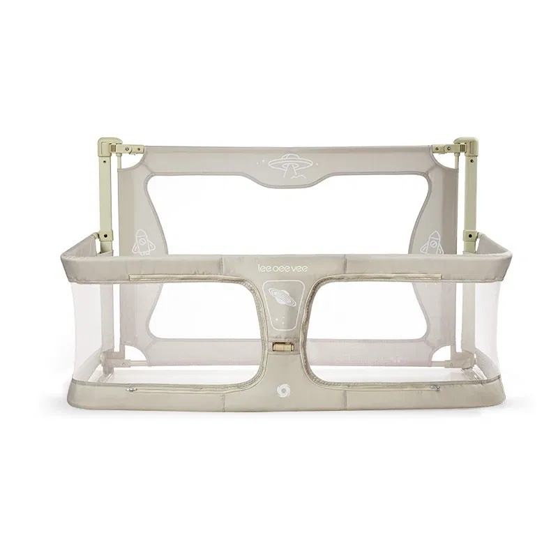 Color: Blue, Ships From: CHINA - IMBABY Baby Safety Barrier Liftable Protective Side Bed 3 in 1 Baby Crib Portable Bed Rail Guard Sleeping Space for Baby Nest