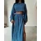 Leisure Vacation Linen Blended Short Cotton And Linen Casual Two-piece Suit