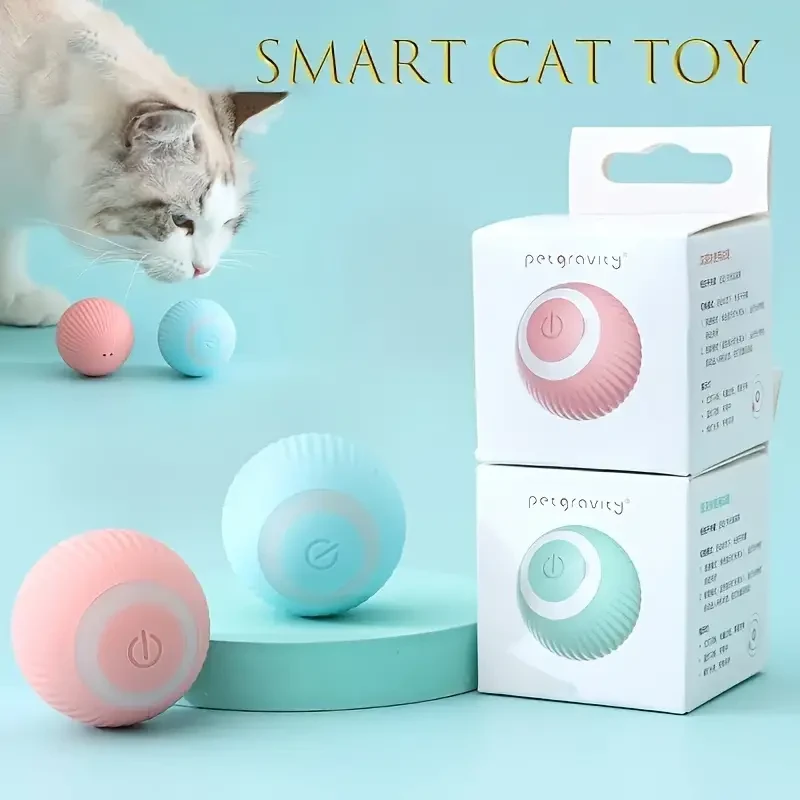 Smart Cat Ball Toy With 150 MAh Bettery