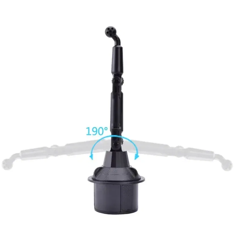 CarLong Arm Phone Holder 360 Rotation Adjustable Base Universal Car Navigation GPS Bracket For Smartphone Stand in Car Cup Hole
