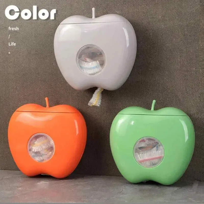 Color: Orange, Ships From: CHINA - Food Film Dispenser 100pcs Elastic Food Storage Covers Kitchen Food Cling Film And Organizer Set Fresh-Keeping Film Wrap