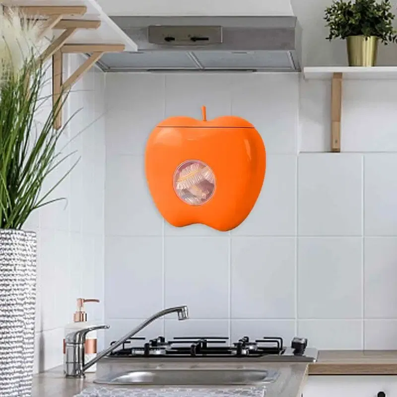 Color: Orange, Ships From: CHINA - Food Film Dispenser 100pcs Elastic Food Storage Covers Kitchen Food Cling Film And Organizer Set Fresh-Keeping Film Wrap