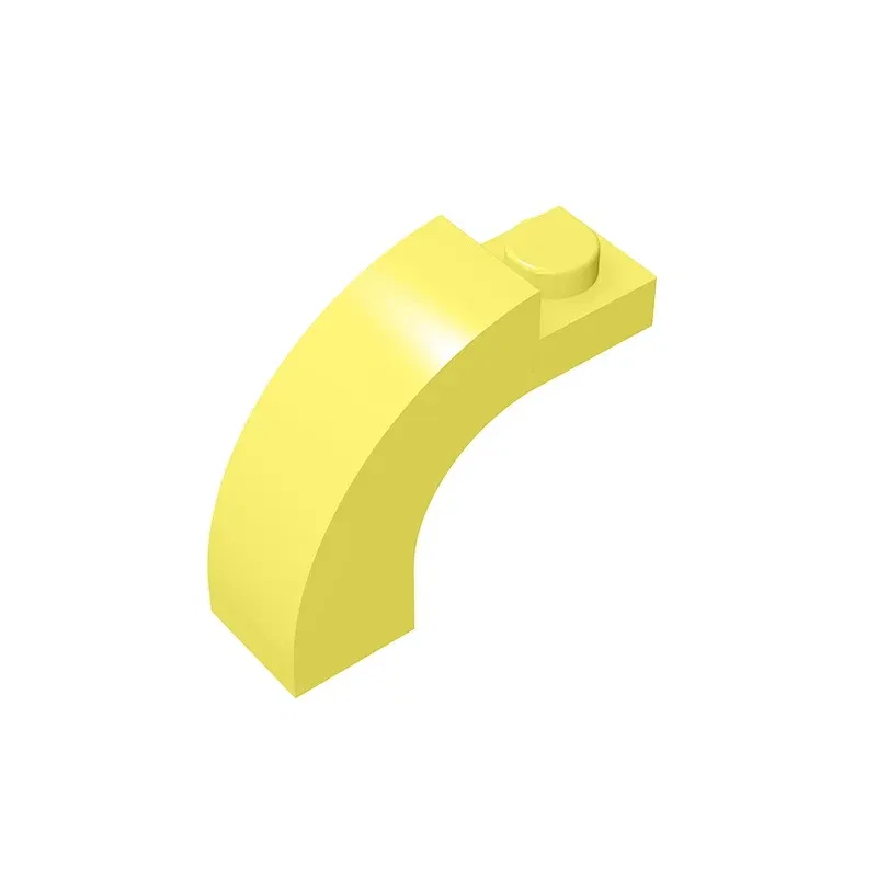 Color: VIOLET/?«?—?…° - MOC PARTS GDS-719 BRICK W. BOW 1X1X2 compatible with lego 6005 92903 children's toys Assembles Building Blocks Technical