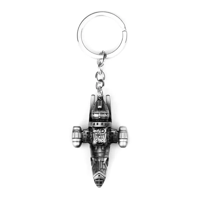 Color: black, Ships From: CHINA - Disney Star Wars Keychain Key Ring Spaceship Darth Vader Robot BB 8 Metal Pendant Cool Movie Jewelry For Men Car Key Chain