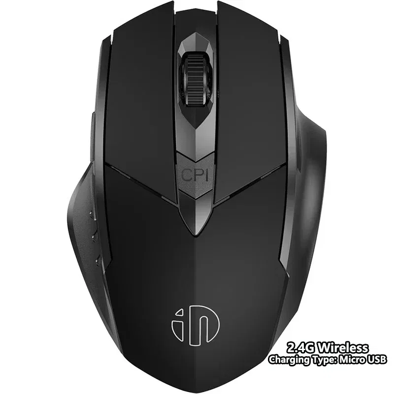 Color: WHITE - Inphic Rechargeable Wireless Mouse Ergonomic Bluetooth 5.0 2.4G Mice Office Mute Mouse For MacBook Tablet Laptops Computer PC