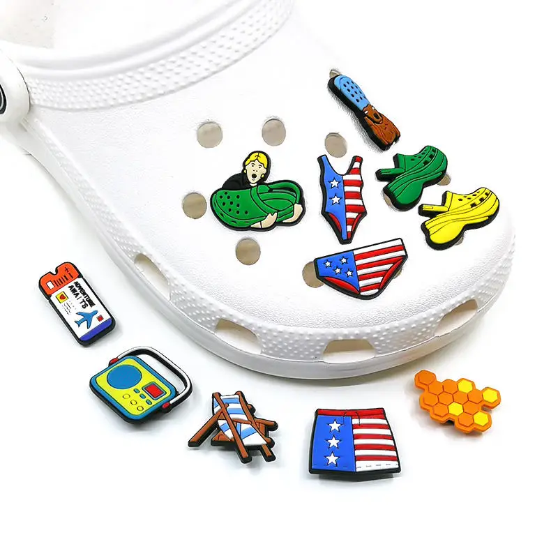Color: Colorful, Ships From: CHINA - Leisure Series Airline Tickets Coconut Luggage Coffee Hot Air Balloon Milk Surf Cactus Sunglasses Garden Shoe accessories
