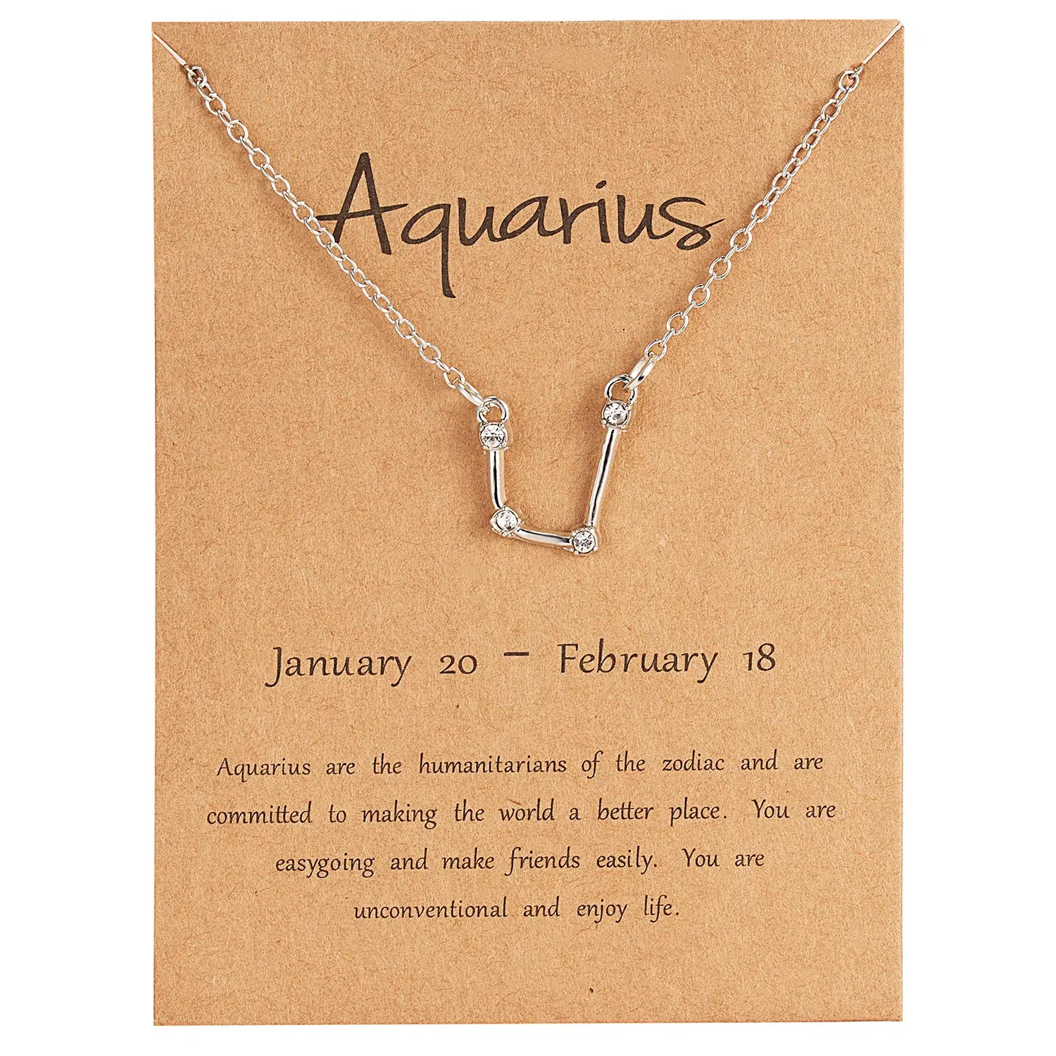 Metal Color: Blue - 12 Constellation Pendant Necklaces Jewelry Choker Necklace Zodiac Sign Charm Necklace Birthday Gifts Aquarius Pisces Leo Virgo