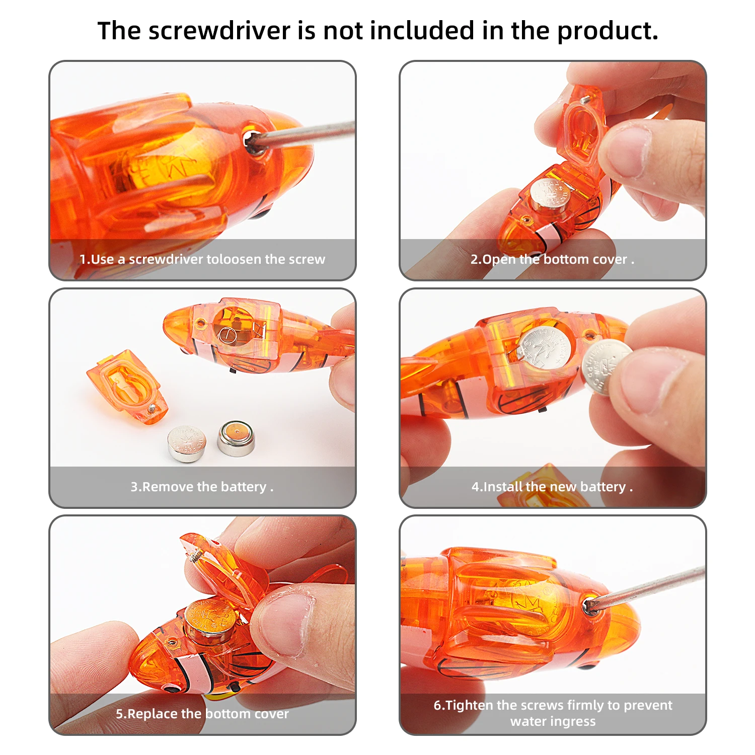 Color: Red - Children's Water Playing Electronic Fish Sensing Luminescent Toy Shower Shower Shower Swimming Swinging Fish