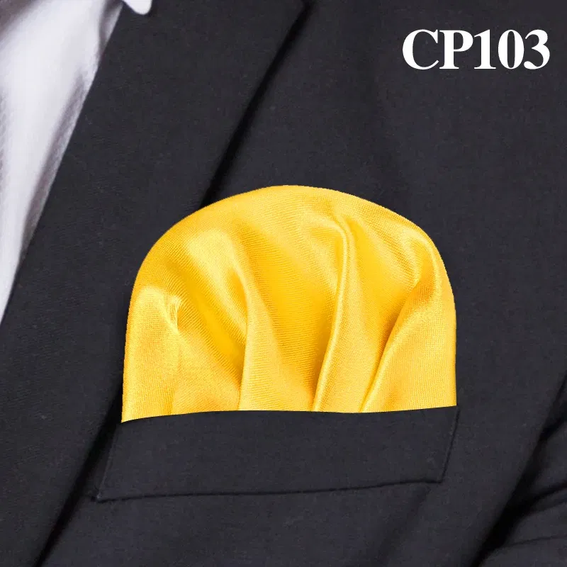 Color: green - Fashion Solid Silk Satin Handkerchief Candy Color Suits Pocket Square For Men Business Chest Towel Hanky Suit Napkin Hankies