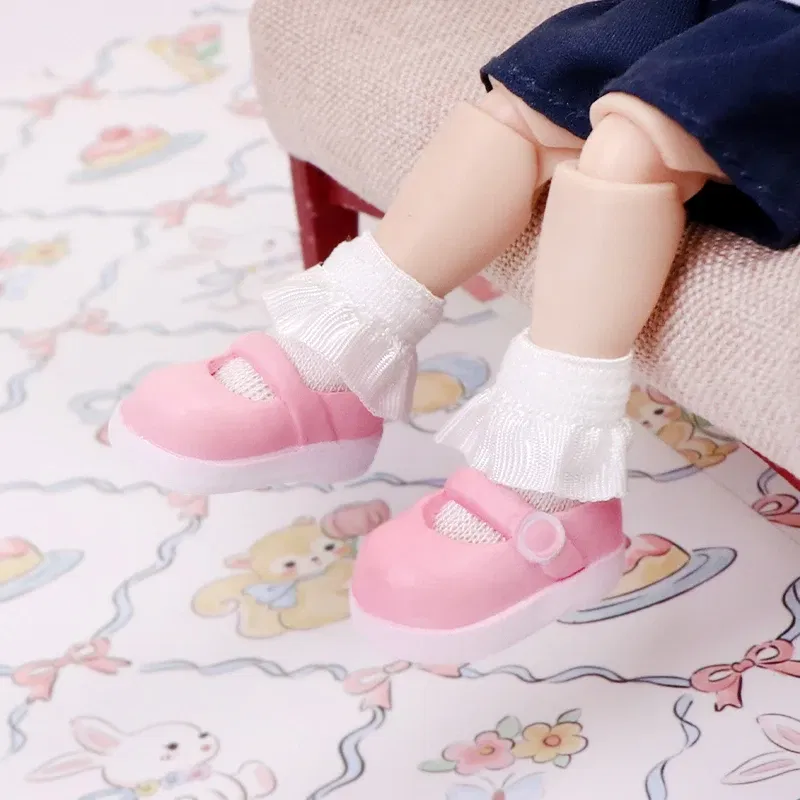 Color: Navy Blue, Size: Other - Plastic OB11 Student Shoes Obitsu 11 Doll Shoes ob11 Doll Pointy Toe Shoes Diy Toys For dod Ddf Body9 1/12 Bjd Gsc Bjd Doll